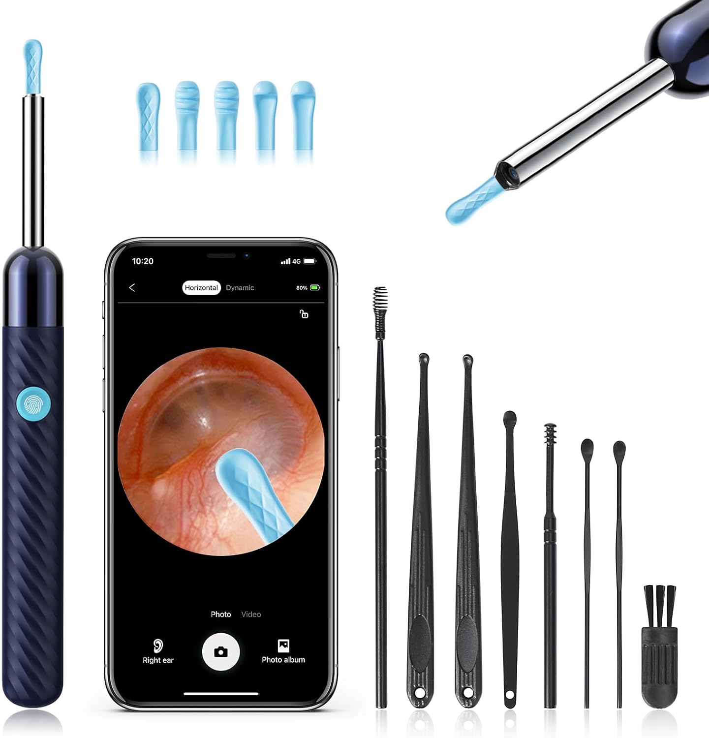 Clean Your Ears Like a Pro: The Ultimate Ear Wax Removal Kit with Camera!