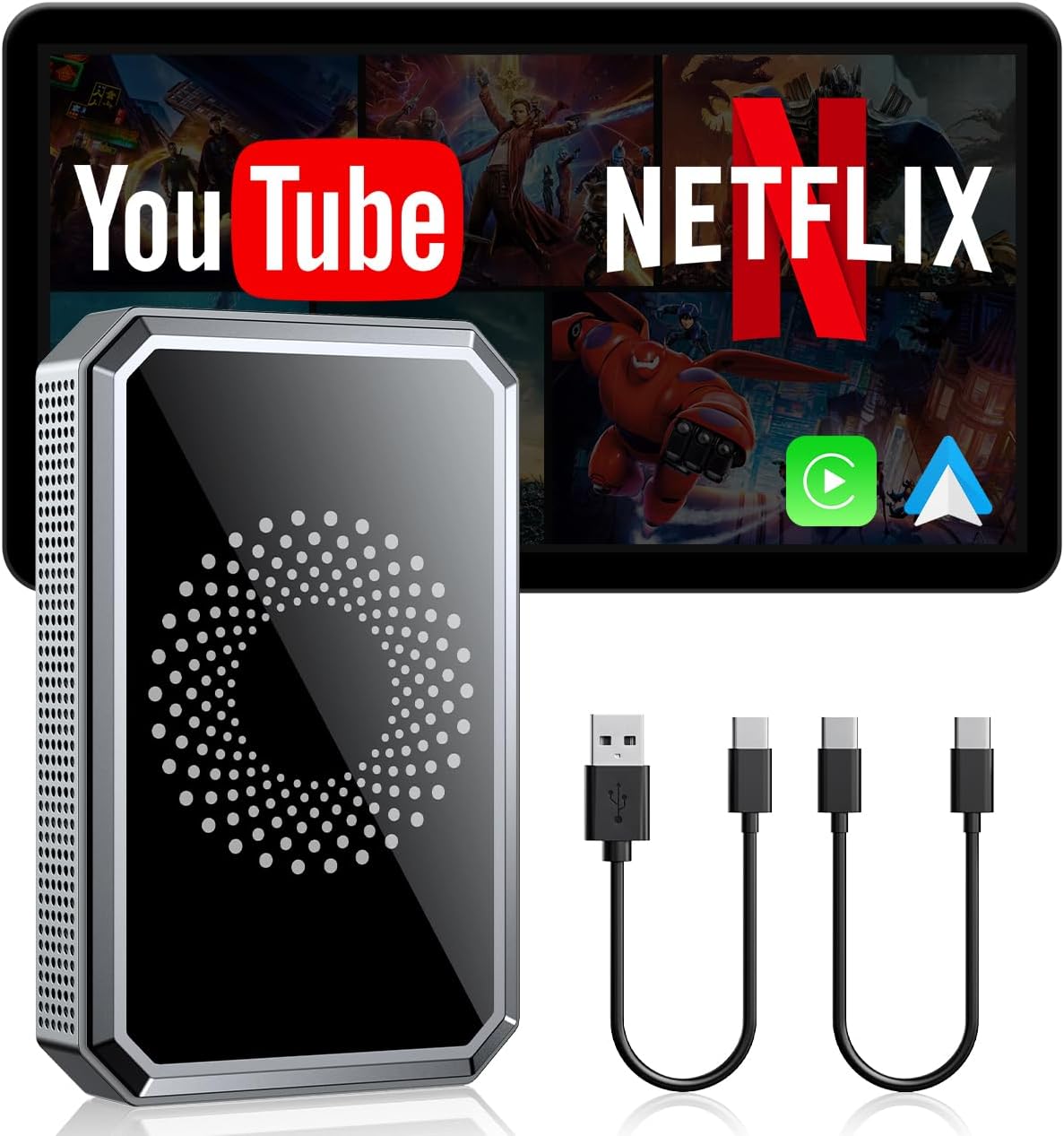 Rev Up Your Ride: The LAMTTO 3-in-1 Magic AI Box for Seamless Streaming!