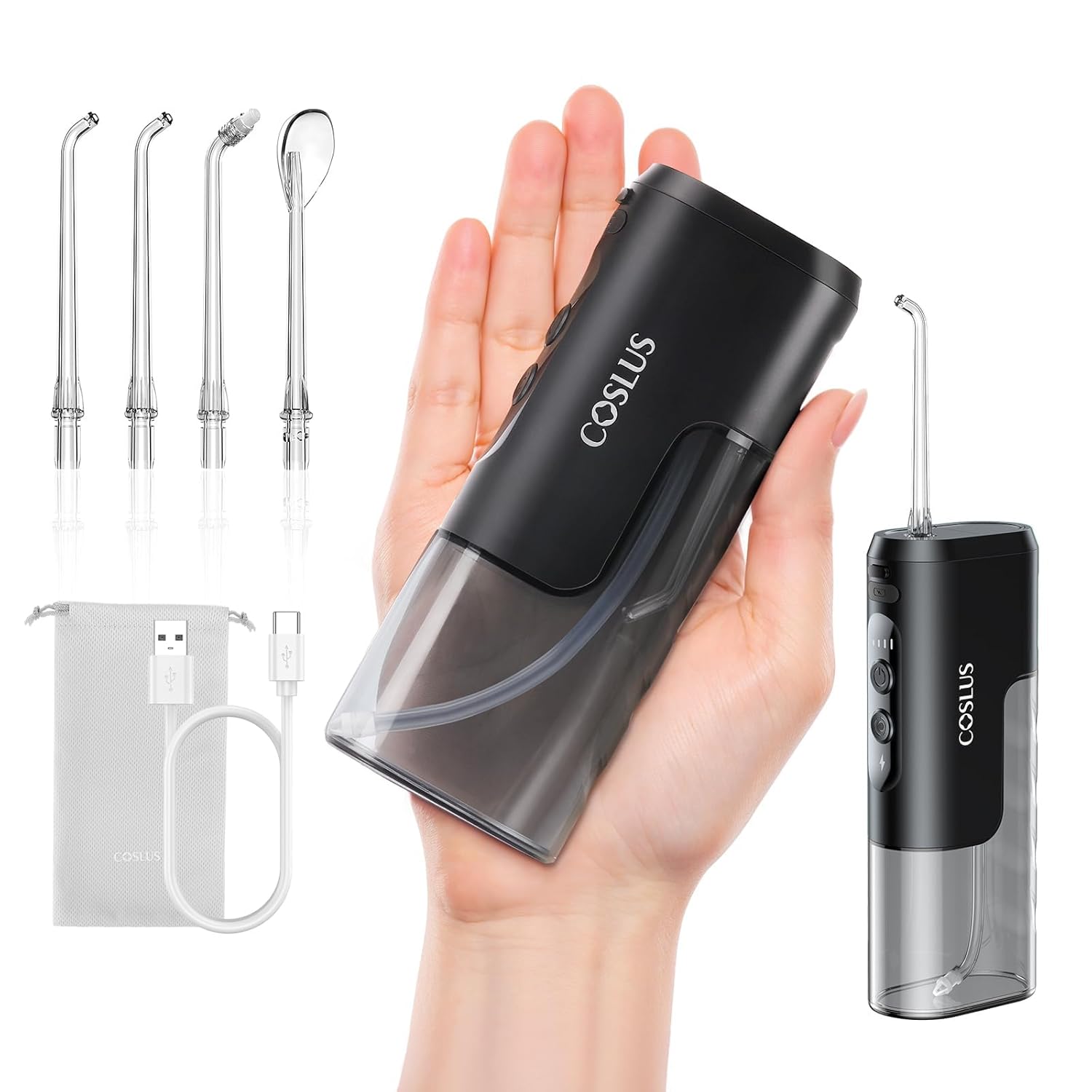 Travel Smart: Review of the COSLUS Mini Water Flosser for On-the-Go Oral Care