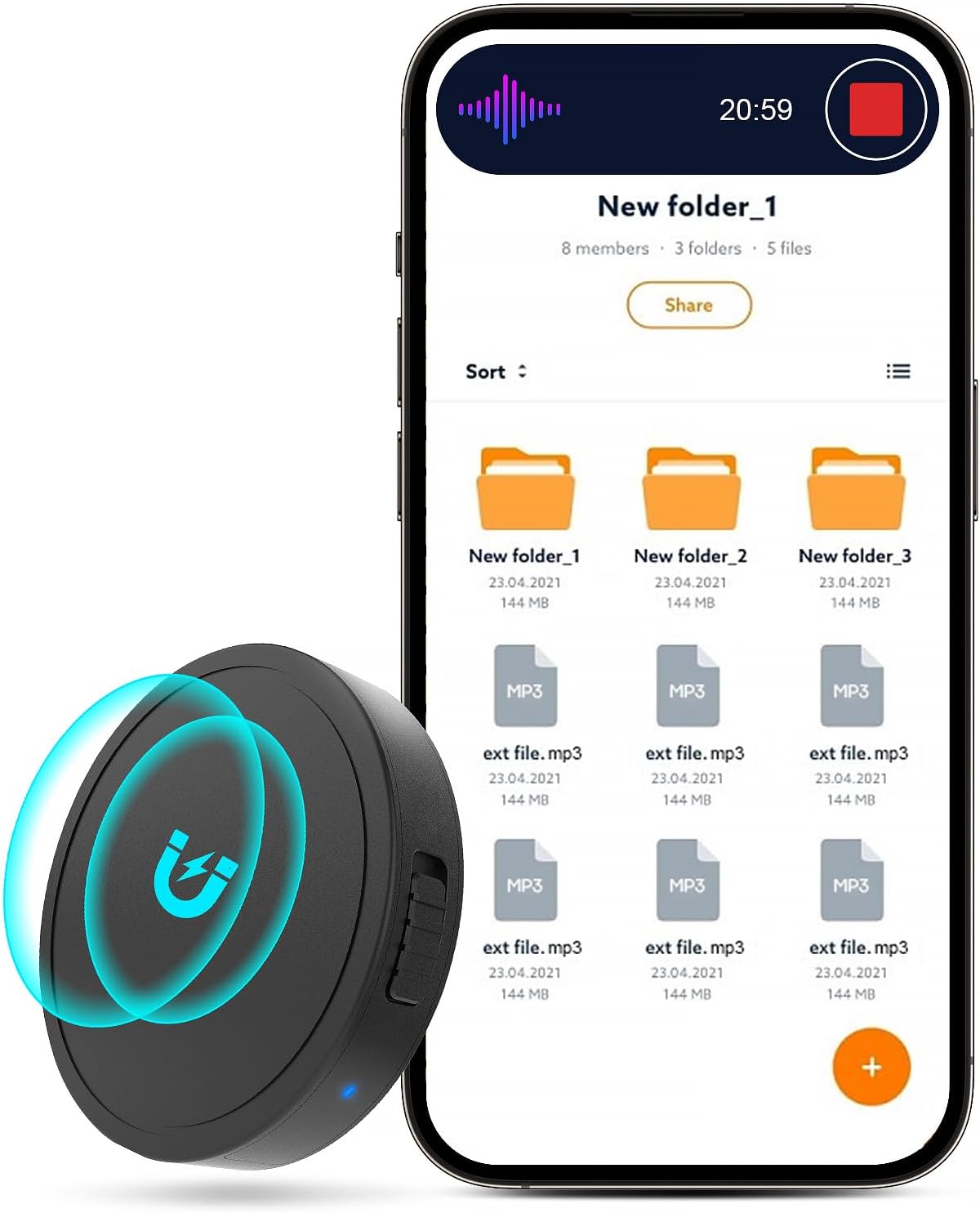 Unlock Clarity: Review of the 128G Magnetic Voice Activated Recorder by Nanezan