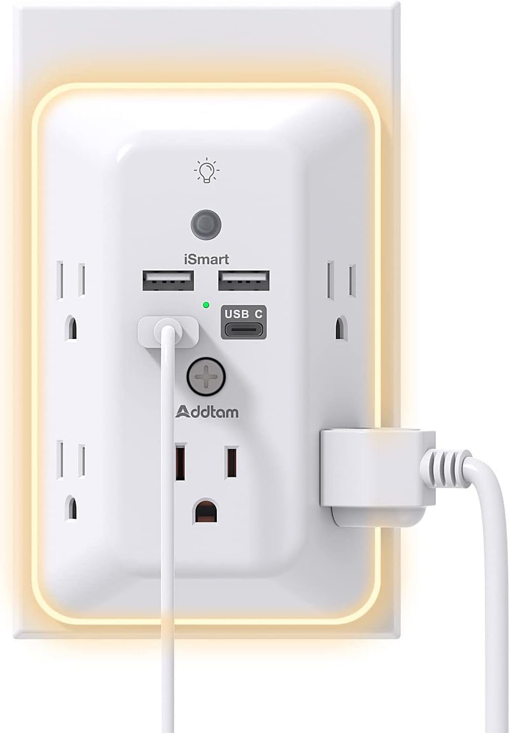 Illuminate & Protect: Addtam’s 5-Outlet Surge Protector with USB Ports Review