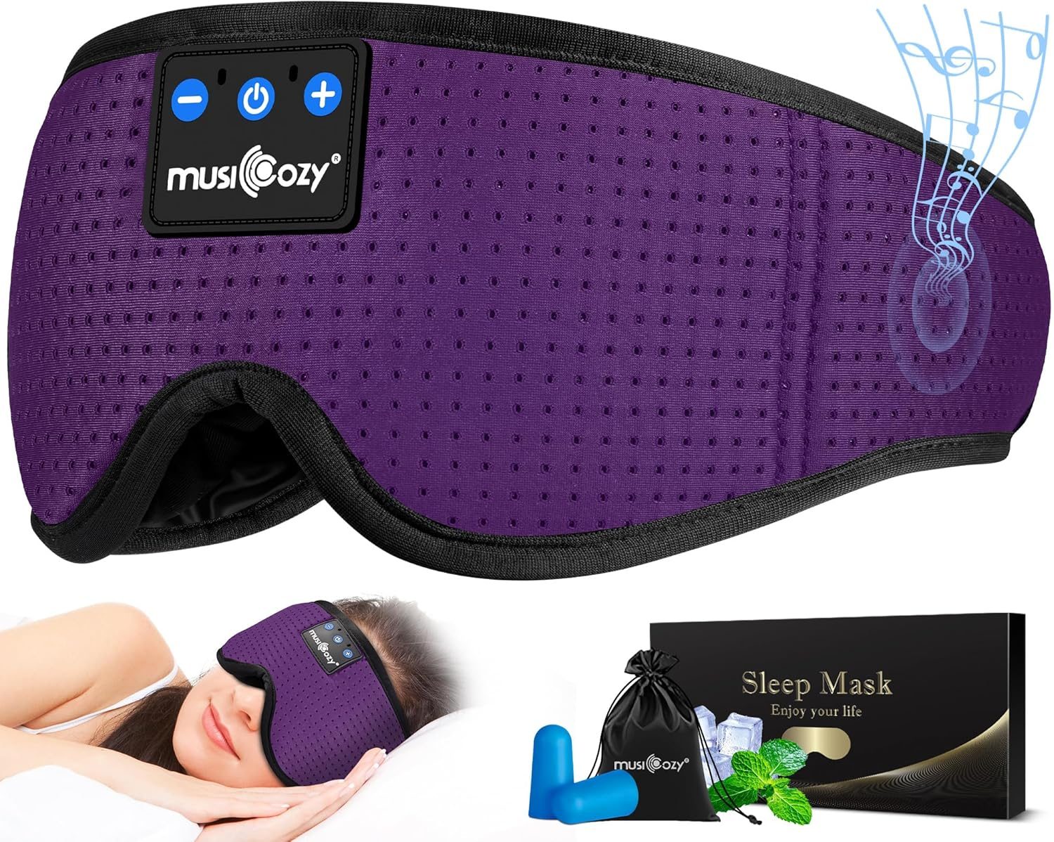 Snooze in Style: A Review of the MUSICOZY Bluetooth Sleep Headphones Mask