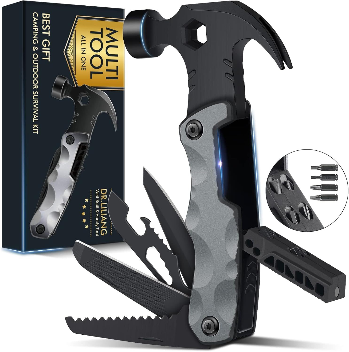 Ultimate 13-in-1 Multitool: The Perfect Gift for Outdoor Enthusiasts!