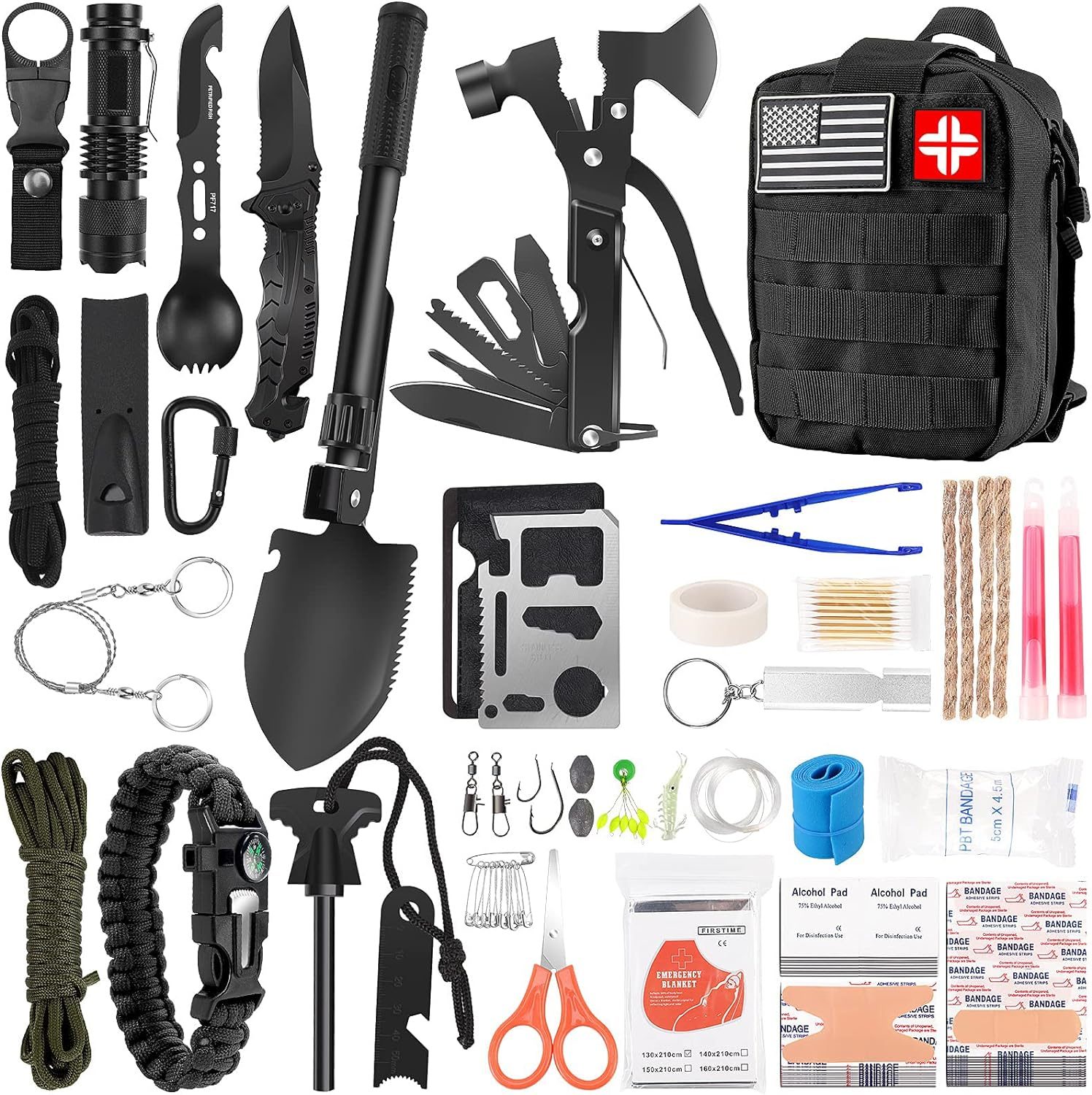 Ultimate Survival Kit & First Aid Essentials: Your Go-To Gear for Outdoor Adventures!